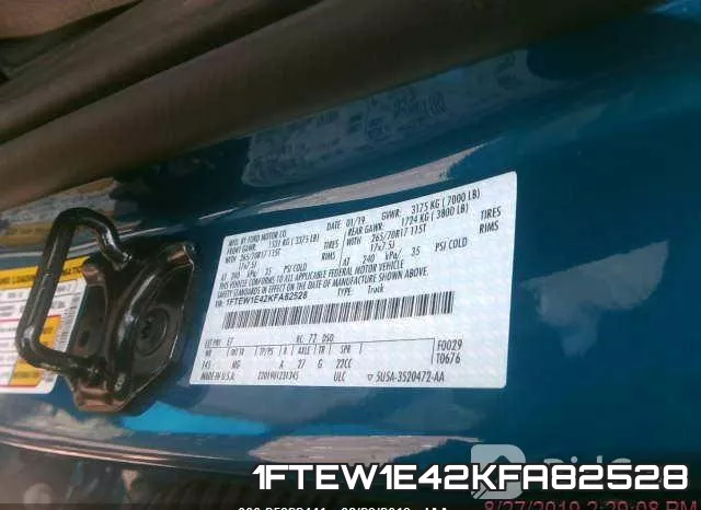 1FTEW1E42KFA82528 фото 9