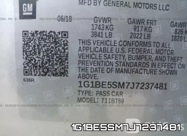 1G1BE5SM7J7237481 фото 9