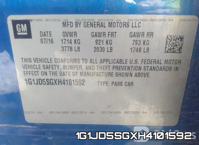 1G1JD5SGXH4101592 фото 10