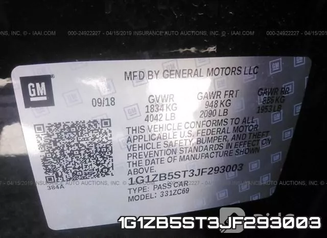1G1ZB5ST3JF293003 фото 10