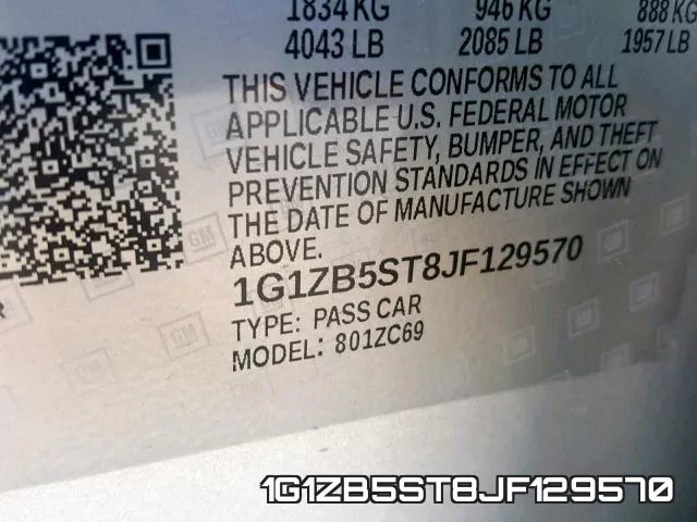 1G1ZB5ST8JF129570 фото 2
