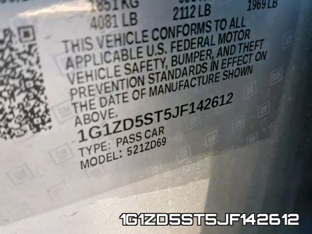 1G1ZD5ST5JF142612 фото 2
