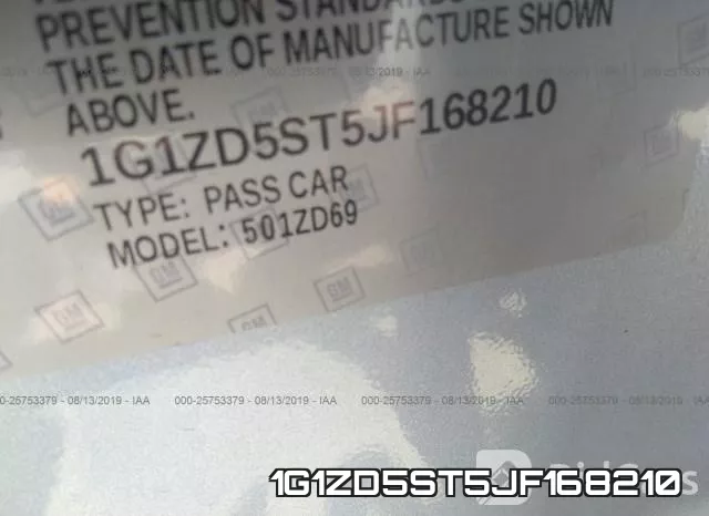 1G1ZD5ST5JF168210 фото 10