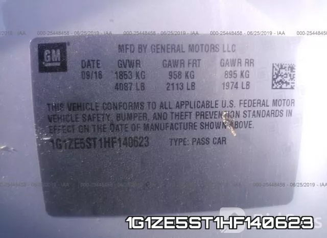 1G1ZE5ST1HF140623 фото 10