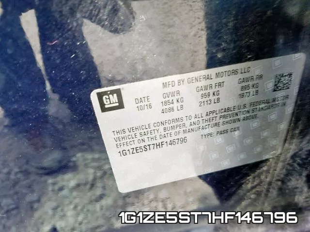 1G1ZE5ST7HF146796 фото 2