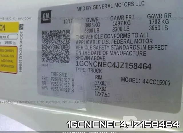 1GCNCNEC4JZ158464 фото 9