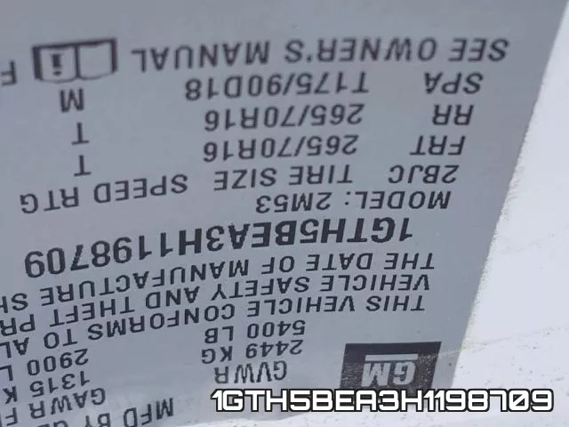 1GTH5BEA3H1198709 фото 2