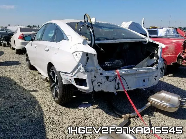 1HGCV2F37KA016545 фото 4