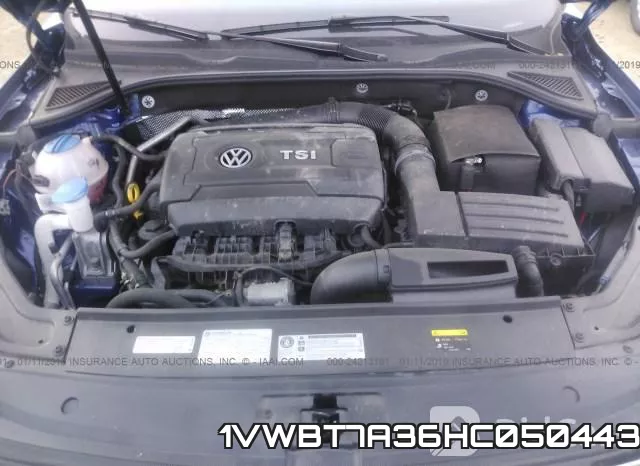1VWBT7A36HC050443 фото 2