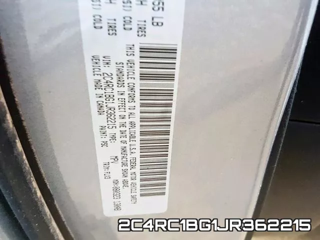 2C4RC1BG1JR362215 фото 2