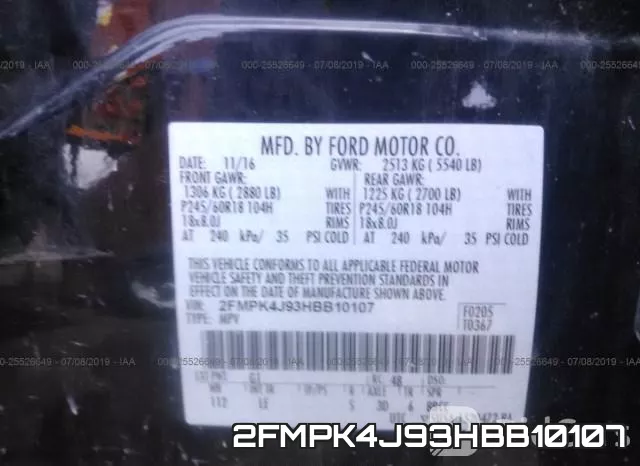 2FMPK4J93HBB10107 фото 10