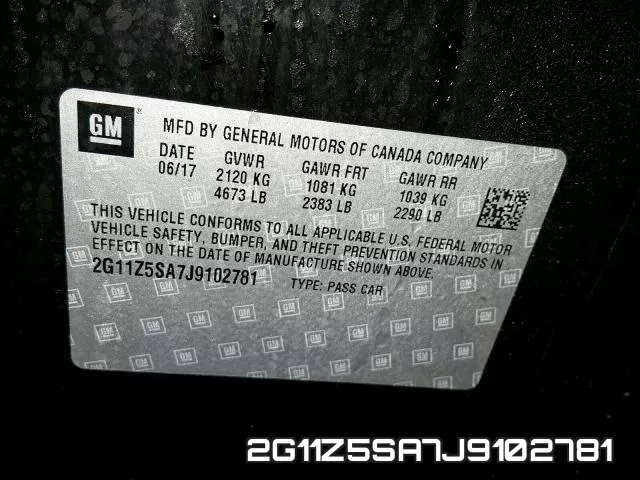 2G11Z5SA7J9102781 фото 2
