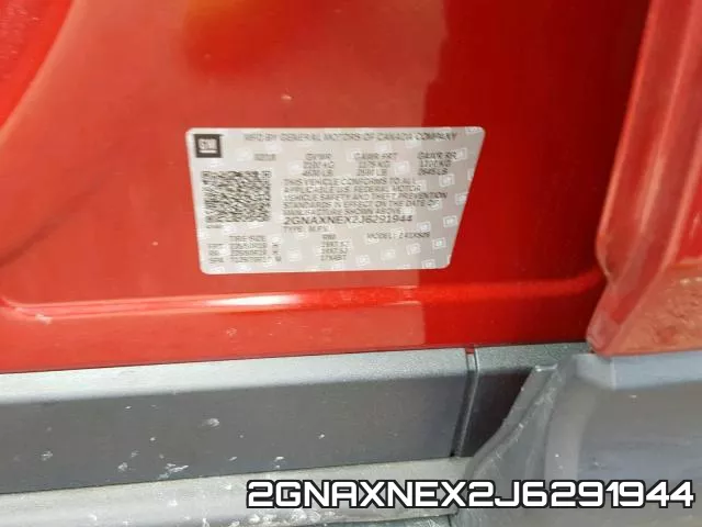 2GNAXNEX2J6291944 фото 2