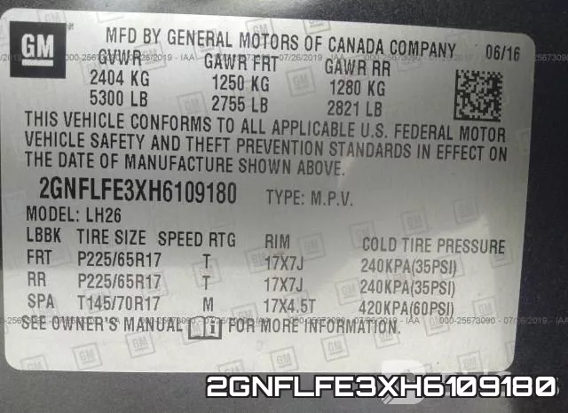 2GNFLFE3XH6109180 фото 10