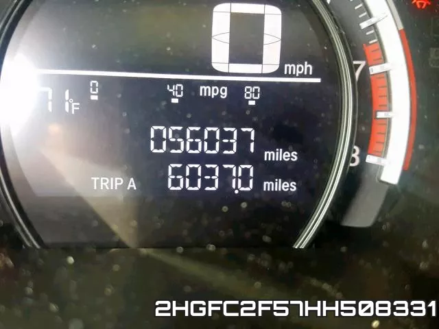 2HGFC2F57HH508331 фото 9