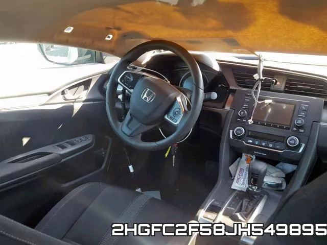 2HGFC2F58JH549895 фото 10
