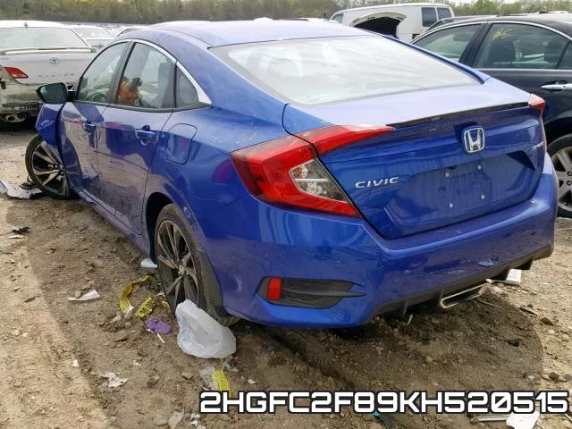 2HGFC2F89KH520515 фото 3