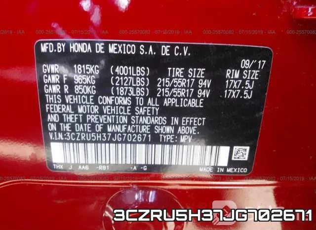 3CZRU5H37JG702671 фото 10