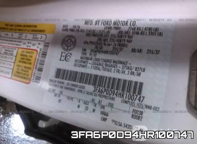 3FA6P0D94HR100747 фото 10