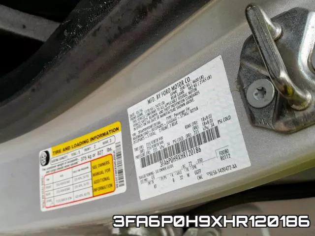 3FA6P0H9XHR120186 фото 2