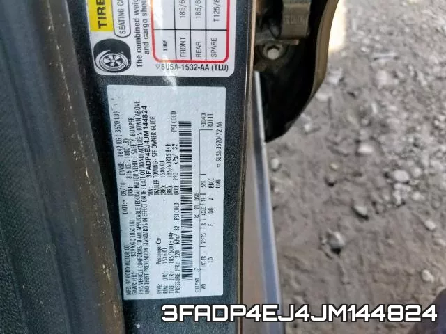 3FADP4EJ4JM144824 фото 2