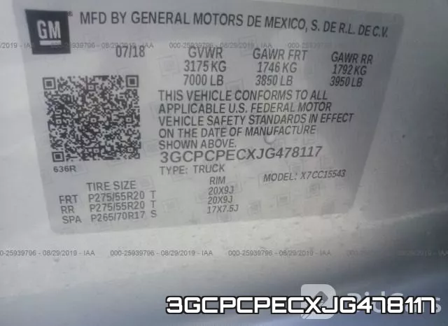 3GCPCPECXJG478117 фото 10