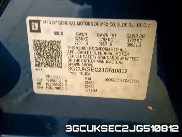 3GCUKSEC2JG510812 фото 2