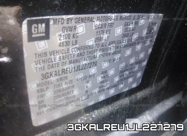 3GKALREU1JL227279 фото 10