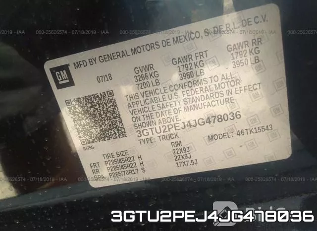 3GTU2PEJ4JG478036 фото 10