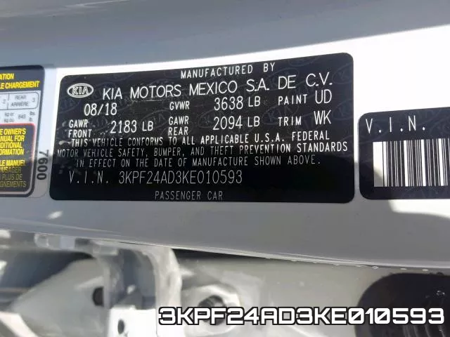 3KPF24AD3KE010593 фото 2