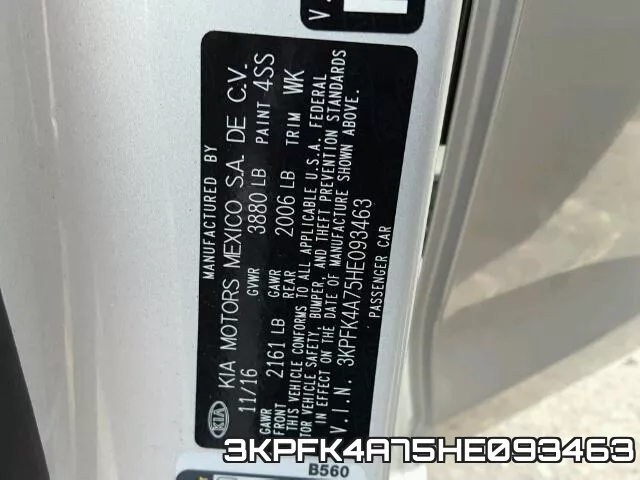 3KPFK4A75HE093463 фото 2