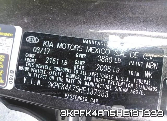 3KPFK4A75HE137333 фото 10