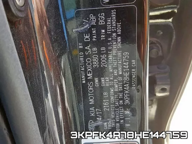 3KPFK4A78HE144759 фото 2