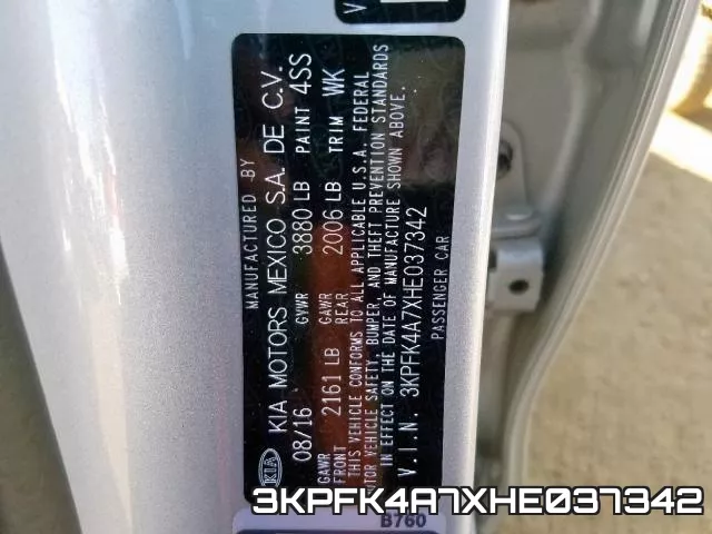 3KPFK4A7XHE037342 фото 2