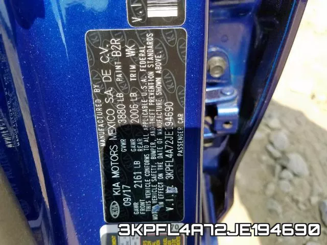3KPFL4A72JE194690 фото 2