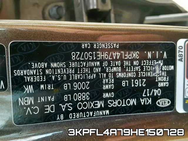 3KPFL4A79HE150728 фото 2
