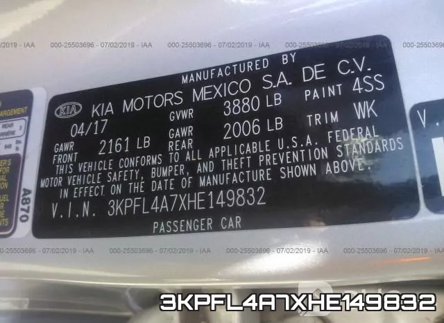 3KPFL4A7XHE149832 фото 10