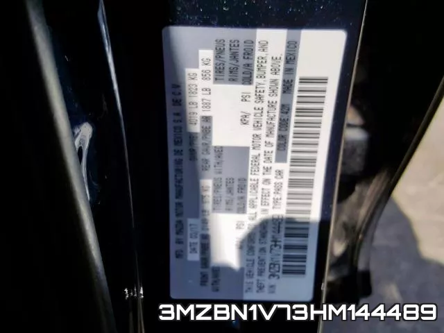 3MZBN1V73HM144489 фото 2