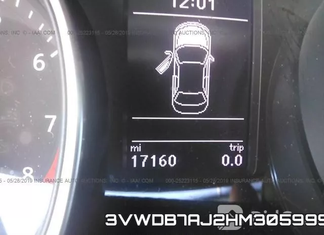 3VWDB7AJ2HM305999 фото 8