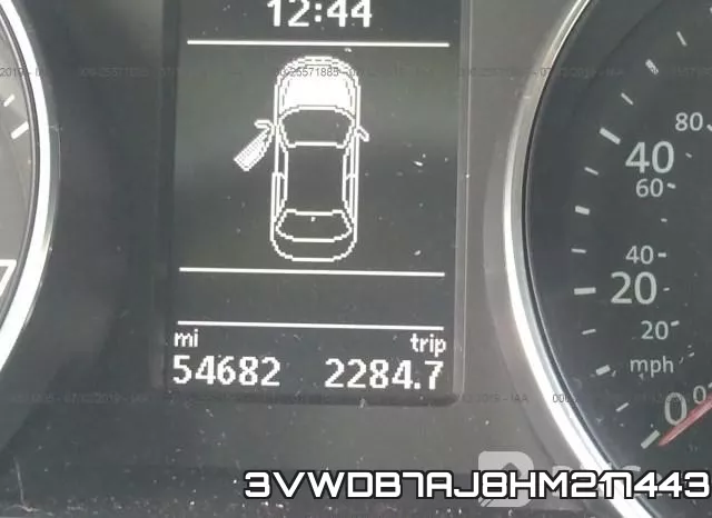 3VWDB7AJ8HM217443 фото 8