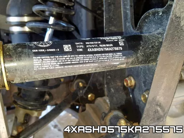 4XASHD575KA275575 фото 2