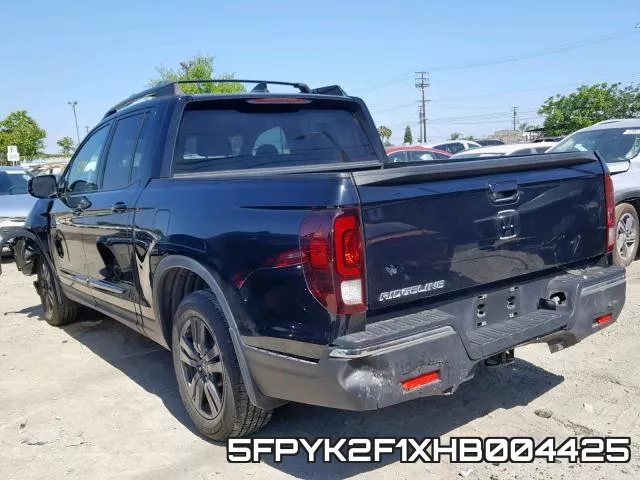 5FPYK2F1XHB004425 фото 4