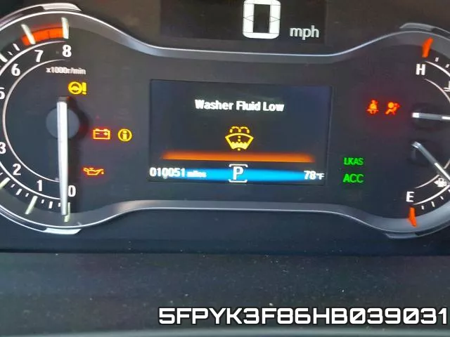 5FPYK3F86HB039031 фото 9