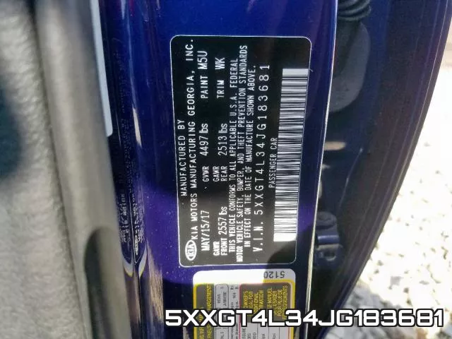 5XXGT4L34JG183681 фото 2