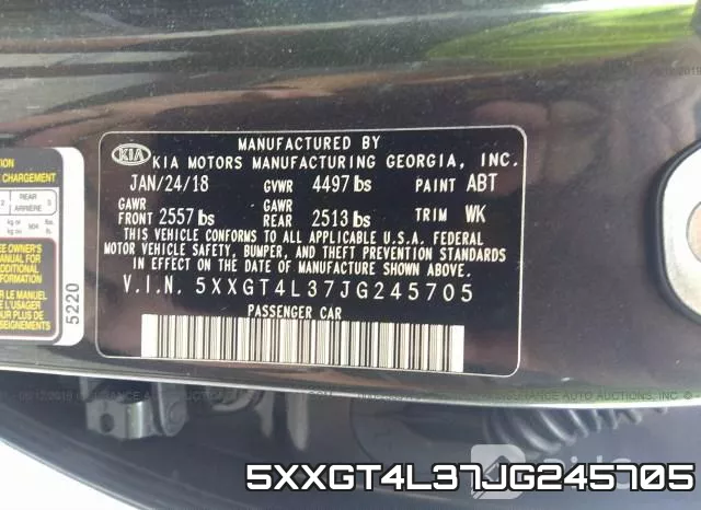 5XXGT4L37JG245705 фото 10