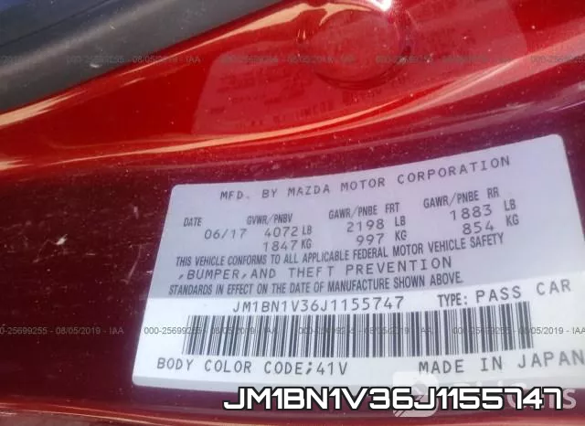 JM1BN1V36J1155747 фото 10
