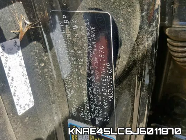 KNAE45LC6J6011870 фото 2