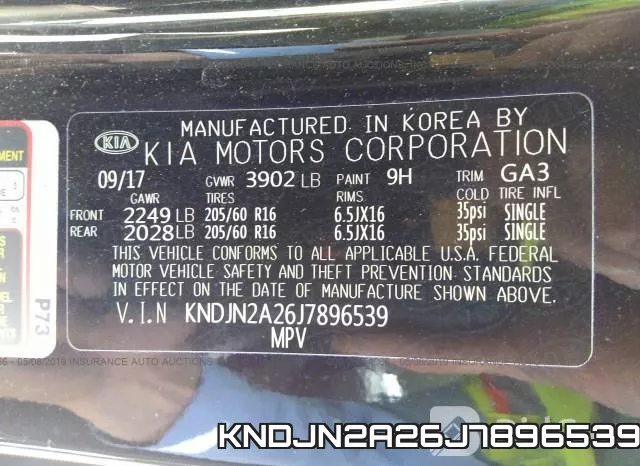 KNDJN2A26J7896539 фото 10