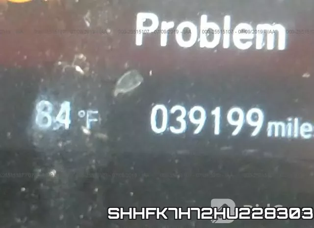 SHHFK7H72HU228303 фото 8