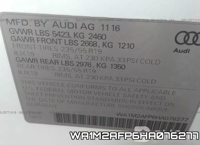 WA1M2AFP6HA076277 фото 10